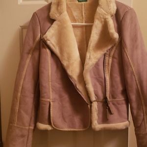 Ladies Faux Fur Sherling Jacket